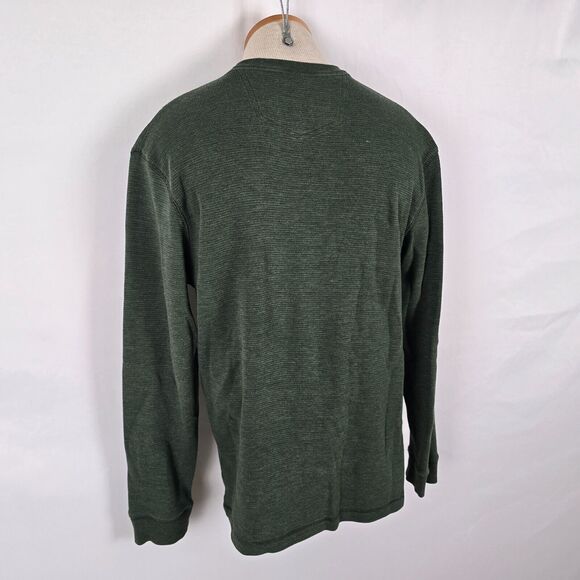 Eddie Bauer Sweatshirt Men's M Green Elk Print Long Sleeve Crew Neck - Picture 11 of 13